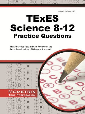 cover image of TExES Science 8-12 Practice Questions